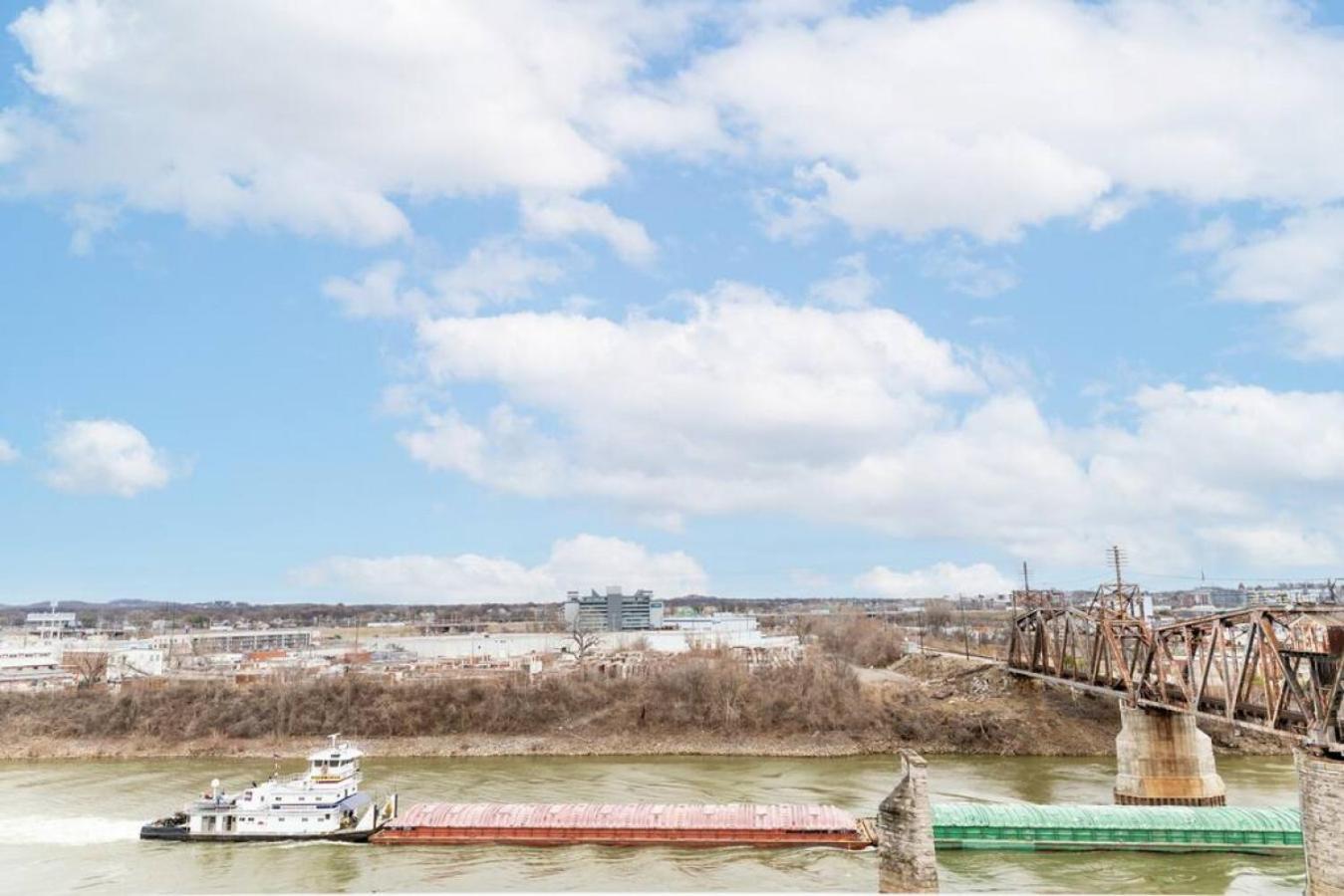 Stunning River View Condo Walk To Downtown Rooftop Patio Nashville Buitenkant foto